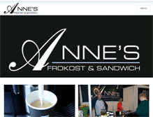Tablet Screenshot of annes-mad.dk